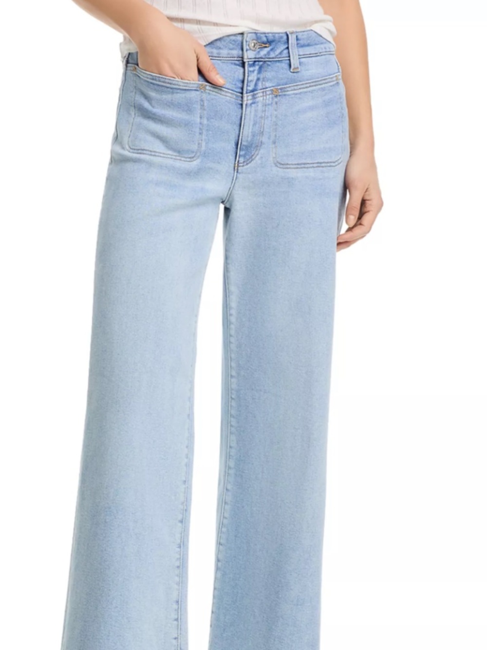 Paige Anessa High Rise Jeans in La Belle